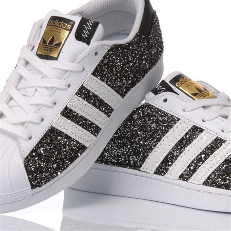 adidas schwarz glitzer streifen|adidas superstar neue kollektion.